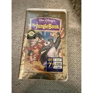 Walt Disney’s The Jungle Book VHS 30th Anniversary Masterpiece Sealed 1997